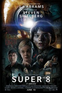 The old school looking poster for J.J. Abram's Super 8